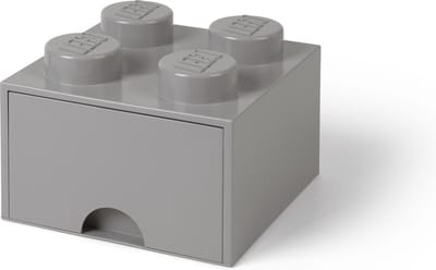 Lego Bureaulade Brick 4, Grijs - LEGO