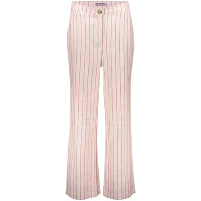 Geisha Broek Pantalon Met Speels Streep Dessin 51393 20 Sand/pink Dames Maat - XS