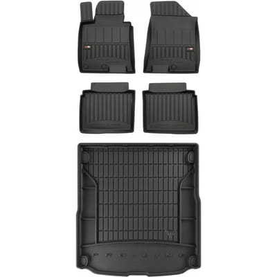 FROGUM Proline – Automatten Set + Kofferbakmat – Geurloos TPE – Hyundai i40 I Kombi 2011-2019
