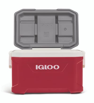 Igloo - Latitude 52 - Middelgrote koelbox - 49 Liter - Rood