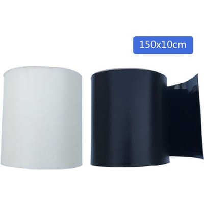 Waterdichte Lek Reparatie Tape Zelfklevend, Truck Dak Gat Reparatie Tape, Waterpijp En Watertank Reparatie Tape Sterke Afdichting En Lekafdichting Lijm 150x10cm zwart