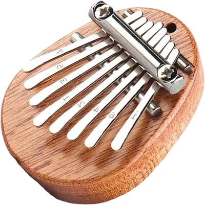 Houten Mini Kalimba - Duimpiano Vingerpiano - Muziek Maken - 8 Verschillende Tonen - Mini Formaat - Niet gespecificeerd