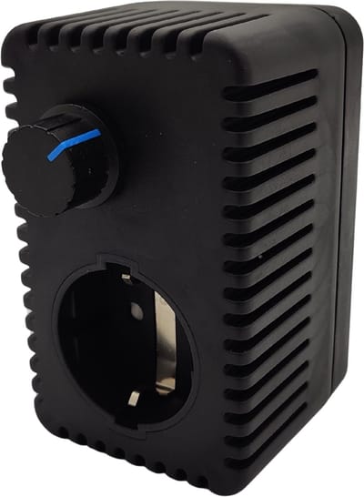 VH Plug-in dimmer - 1000W max - Fase aansnijding - Geschikt voor onder andere tapijtverwarming en elektrische verwarmingselementen
