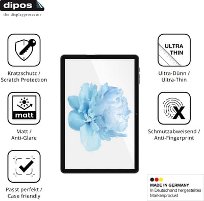 dipos – 2x Matte Beschermfolie geschikt voor Headwolf WPad 5 | Krasbestendige & antireflecterende Screenprotector Ultra-Thin