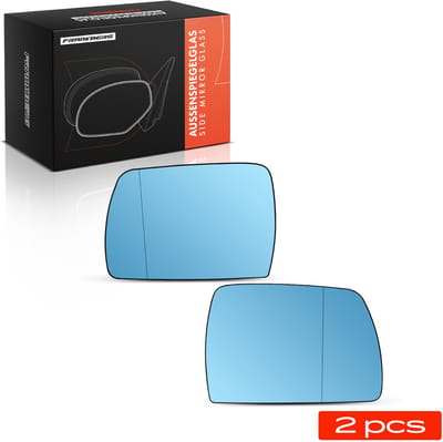 Frankberg 2x Buitenspiegelglas Voor Links Rechts voor BMW X3 E83