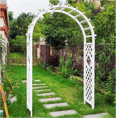 Houten Tuinboog - Prieel Trellis - Decoratie Tuin - Massief Hout - Niet gespecificeerd - Niet gespecificeerd
