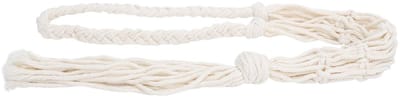 Dailygoods- Wijnfleshouder Boheemse Stijl - Hangend - Katoenen Touw - Decoratie - 86 cm - Lichtgewicht - Wijnopberger