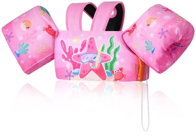 Dailygoods- Zwemvleugels voor Kinderen - Veiligheidsvest - Zwemvest Peutert - D-vormige Gesp - Nylon Materiaal - Geschikt voor 9 tot 22,6 kg