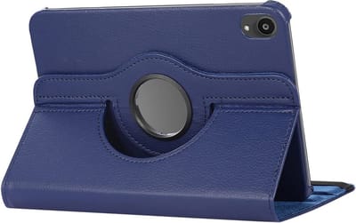 Draaibare Bookcase - Geschikt voor iPad Mini Hoes 6e Generatie - 8.3 inch (2021) - Donker Blauw