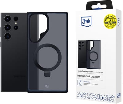 Samsung Galaxy S24 ultra - 3mk Smoke Case Mag&Stand