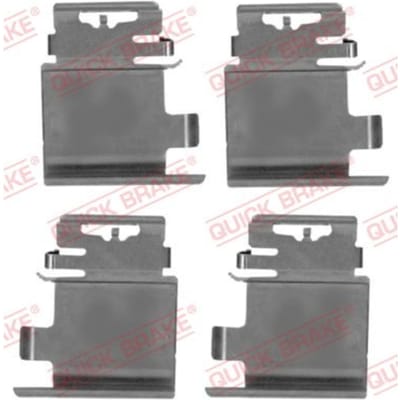 Toebehorenset, schijfremblok QUICK BRAKE 109-0142