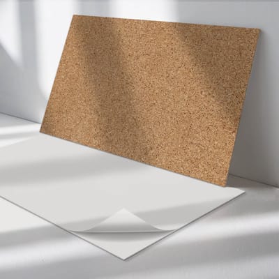 Wallfluent Vinyl Wandpaneel - Natuurlijke materiaaltextuur Zelfklevend Muurpaneel - 100 cm x 50 cm - Bruin Vinyl Wandpaneel - 1 stuk - Rechthoekig Wandbekleding Vinyl - Texturen Wandpaneel - Vinyl Wandbekleding - Wandpaneel Keuken en Badkamer