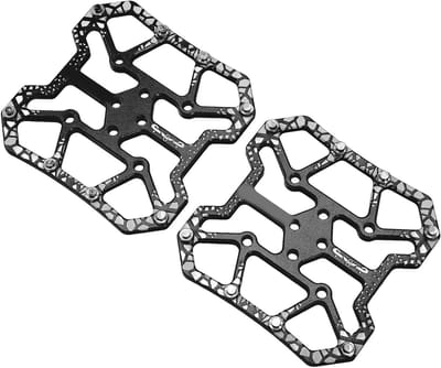 Aluminium Platformpedaal voor Mountainbike - Breed pedaal voor SPD en KEO systemen met zelfsluitende functie