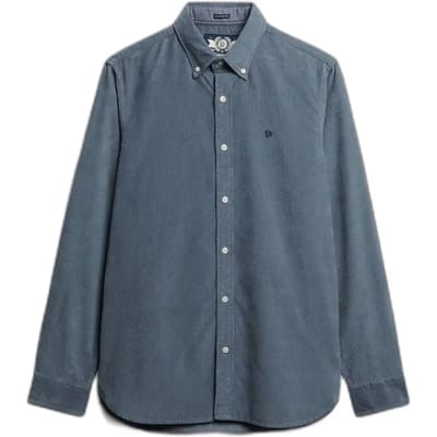 Superdry - Classic Needle Cord Overhemd - Heren - Lange mouwen shirts