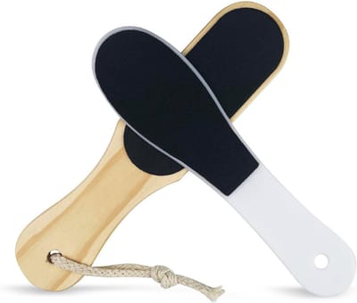 2x Voetvijl Dubbelzijdig - Professionele Pedicure voor Eelt & Harde Huid