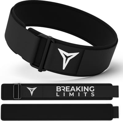 Breaking Limits Lifting Belt – Powerliftriem/Gewichthefriem – Fitness Riem – Crossfit – Weightlifting & Deadlift Belt (S)