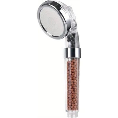 Pommeau de douche SPA haute pression à 3 fonctions, économie d'eau, accessoires de salle de bain à effet pluie, filtre à anions white