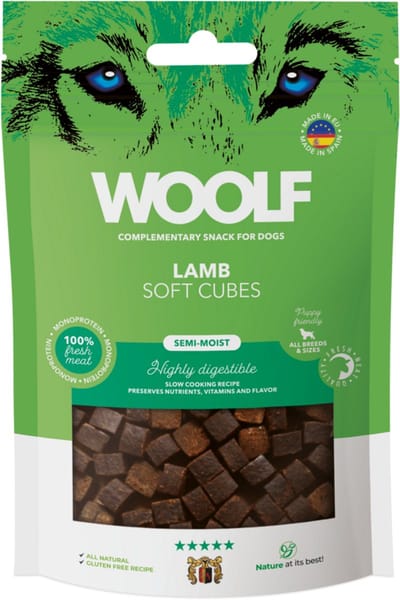 Woolf - Soft Cubes Lam (monoprotein) - 100gr