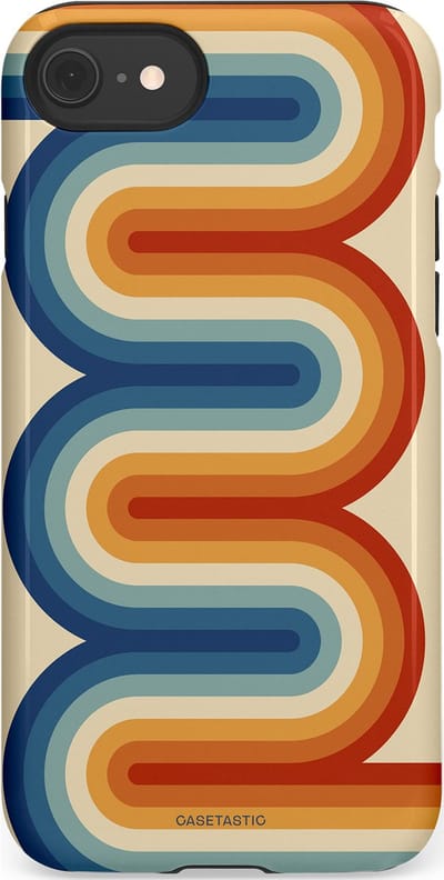 Casetastic Hoesje Geschikt voor Apple iPhone 7/8/SE - Stijlvolle Beschermende Duo-layer Case - Vintage Boog