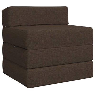 vidaXL - Vouwbare - Sofa - Bed - Taupe - 200 - x - 70 - x - 15 - cm - Stof