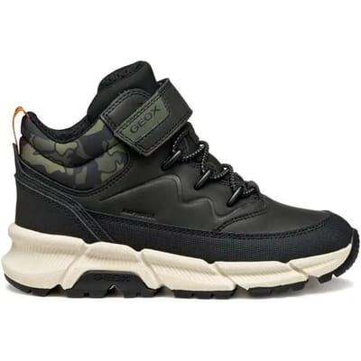 GEOX FLEXYPER PLUS ABX JONGENS - ZWART/MILITAIR GROEN - Maat 31
