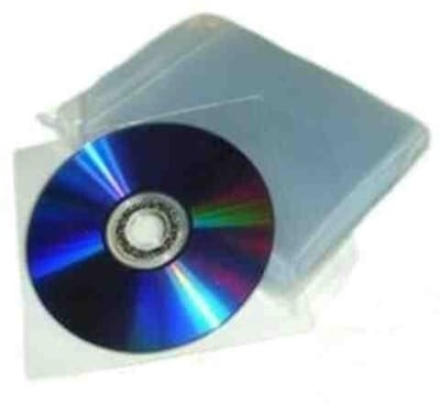 Solidchoice - Dailygoody - Transparante CD/DVD Hoezen - Hoge Kwaliteit - Bescherming en Opslag - Set van 100 - Duurzaam en Praktisch - Voor CD's en DVD's - Doorzich
