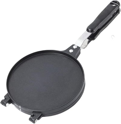Wafelijzer Kegelvormer - Dessertmaker - Knapperige Kegels Maken - Antiaanbaklaag - 5.2 x 20.6 cm - Zwart