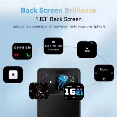 Xcruiser Cubot A20, Smartphone Android 14, 12GB RAM (4GB+8GB uitgebreid)+128GB ROM, 90Hz 6.745-inch HD+ Display, 5100mAh batterij, 48MP Camera, Face ID, 4G telefoon, OTG phone