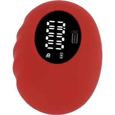 Handknijpkracht Tester Trainer Oplaadbare Elektronische Dynamometer Vinger Palm Knijpkracht Versterker Oefenaar 180KG Red rood