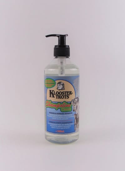 KloosterTrots Shampoline - Ideale shampoo voor honden en hondjes zonder chemische kleurstoffen - 500 ml - Prijs voor 4 stuks