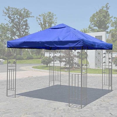 Gazebo Dakbedekking - Paviljoen Hoes - Buiten Beschermen - Luchtgeventileerde Top - 3 x 3 m - Blauw