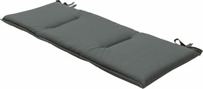 Madison - Bankkussen - Eco Pearl Grey - 150x48cm - Grijs - Tuinbankussen - Buitenbank - Tuinkussen - Weerbestendig