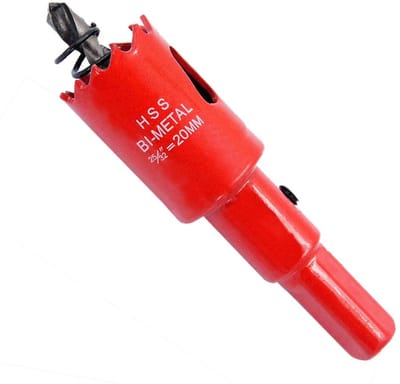 Dailygoods - Hole saw 20 mm - Boor- en zaagtool - Circulaire snijder voor hout en metaal - 20 mm - Ideaal voor PVC en gipsplaten - Geschikt voor diver...