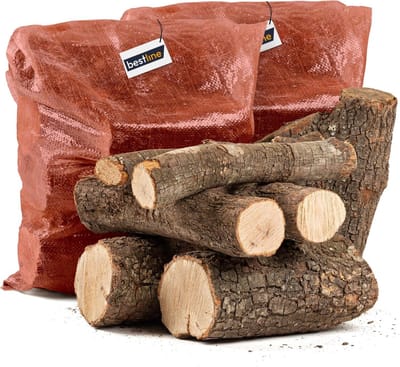 Gedroogd Hardhout - Houtblokken Ovenhout - Barbecue Haard Fornuis - Laag Vochtgehalte - 24 kg