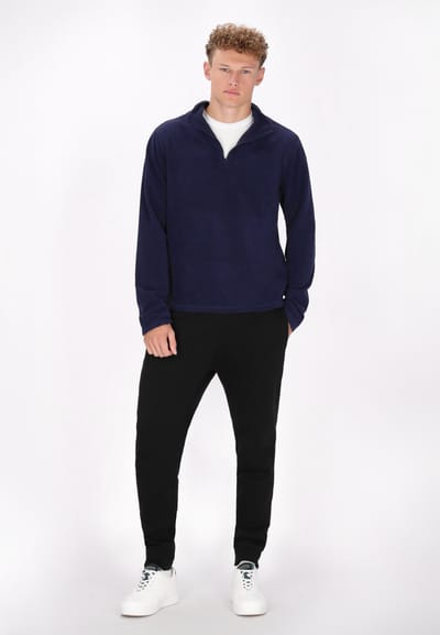 Mo Fleece trui Heren marine