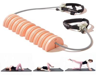 Thuis Pilates Set met Massage Rol en Yoga Accessoires