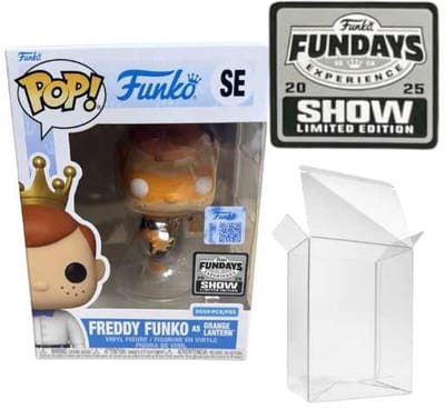 Funko Pop! Freddy Funko as Orange Lantern #SE Fundays 2025 SHOW Edition Exclusive LE 2000