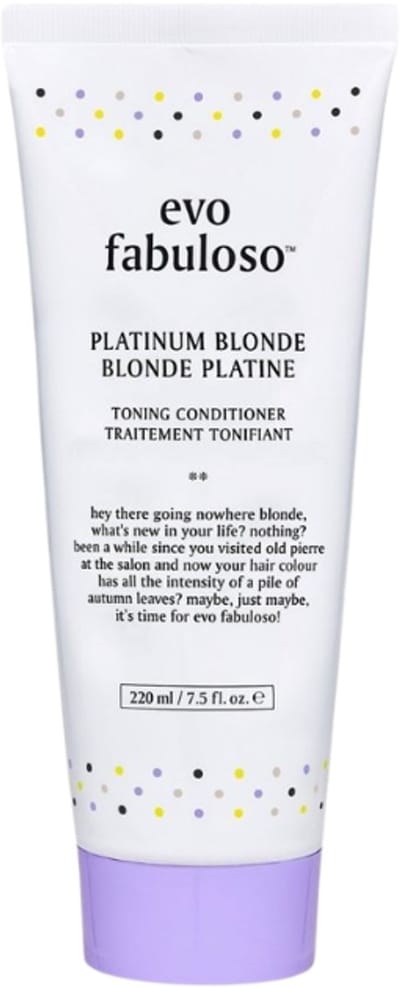 EVO Fabuloso Platinum Blonde Colour Intensifying Treatment 220 ml