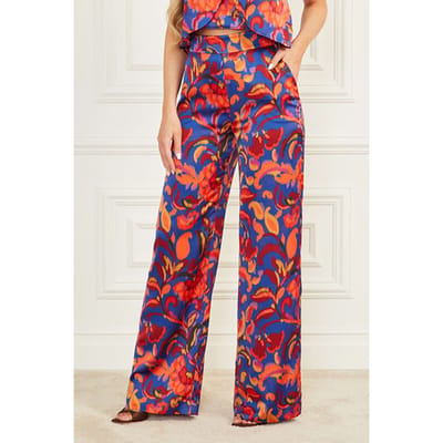GUESS Marciano By  Betty Blue Pant Betty Blue Print Maat: 38 | Wijde Broeken Outlet | Dames | Blauw
