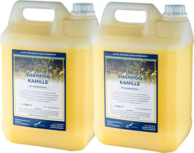 Shampoo Kamille - 5 Liter - set van 2 stuks - Navulling - Voordeelverpakking - Haarverzorging