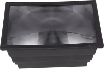 Dailygoods- Telefoon Vergrootglas Dubbele Vergroting - Opvouwbaar - Driedimensionaal Display - Kunststof - 12 x 18,5 cm - Handig voor binnen - Schermvergroter