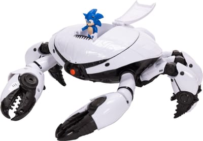 SONIC MOVIE, SPEELSET: SLAGSCHIP MET SONIC-FIGUUR, 6 CM