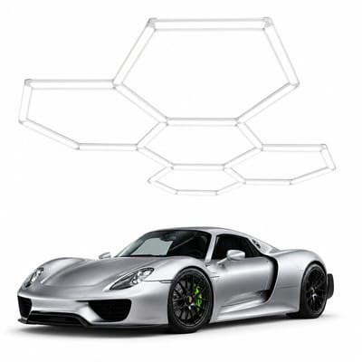Innovastore LEDverlichting - LED - Lamp - Plafondverlichting - Garagelamp - Zeshoekige lamp - Verlichting - Zeshoekige lamp
