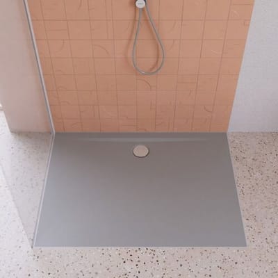 KALDEWEI SUPERPLAN ZERO 1544-5 shower tray with tub support extra flat 111 x 101 cm 354447980663