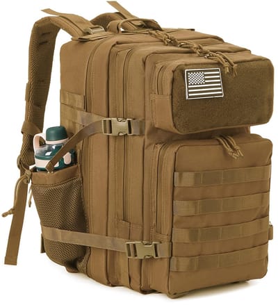 Unyqoos ® Militaire Tactische Rugzak voor Outdoor Avonturen en Dagelijks Gebruik, 25L/35L/45L, Waterafstotend en