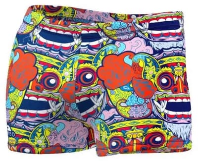 Turbo Bali Tribal Zwemboxer Blauw S Man