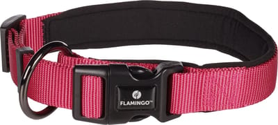 Flamingo Abbi - Halsband Honden - Halsband Abbi Kersenrood M 45-50cm 25mm - 1st - 190651 - 1st