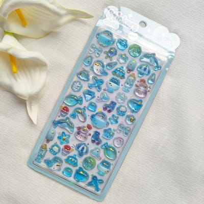 3D Scrapbooking Stickers Japanse Stijl Voedsel Sushi Notitieboek Sticker Notitieboek Decoratie Sticker Telefoonhoesje Doe-het-zelf Speelgoed Decoratieve Stickers 1600*900*700MM