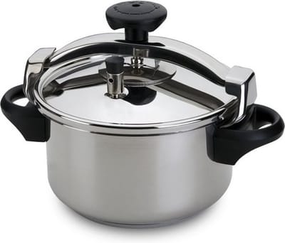 Snelkookpan RVS (6 ltr-22 cm) Inductie geschikt
