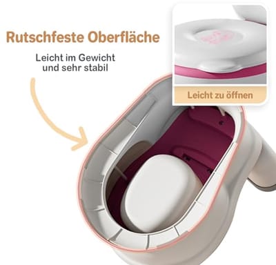 3-in-1 Toilet Trainer voor Kinderen met Muziek en Spoelknop, Toilet Bril met Deksel en Toiletpapierhouder